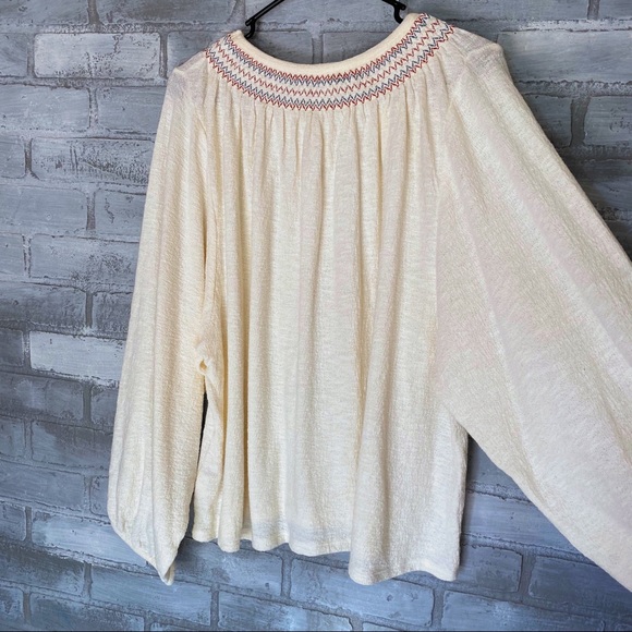 MADEWELL| Superlight Jacquard Embroidered Smocked - Picture 11 of 11